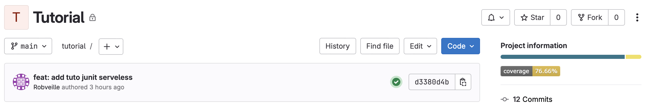 Configure badge